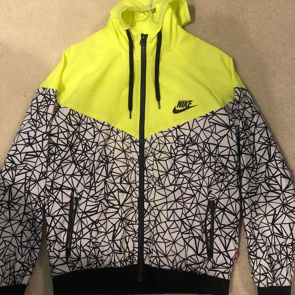 Neon Green Nike Windbreaker